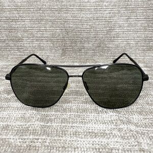 Oliver Peoples West Polarized Sunglasses Black Vanalden Aviator OV1183S 60-13